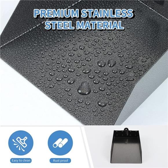 2 in 1 Dog Pooper Scooper, Tray & Rake Poop Scooper Set, Long Handle - Picture 5 of 7